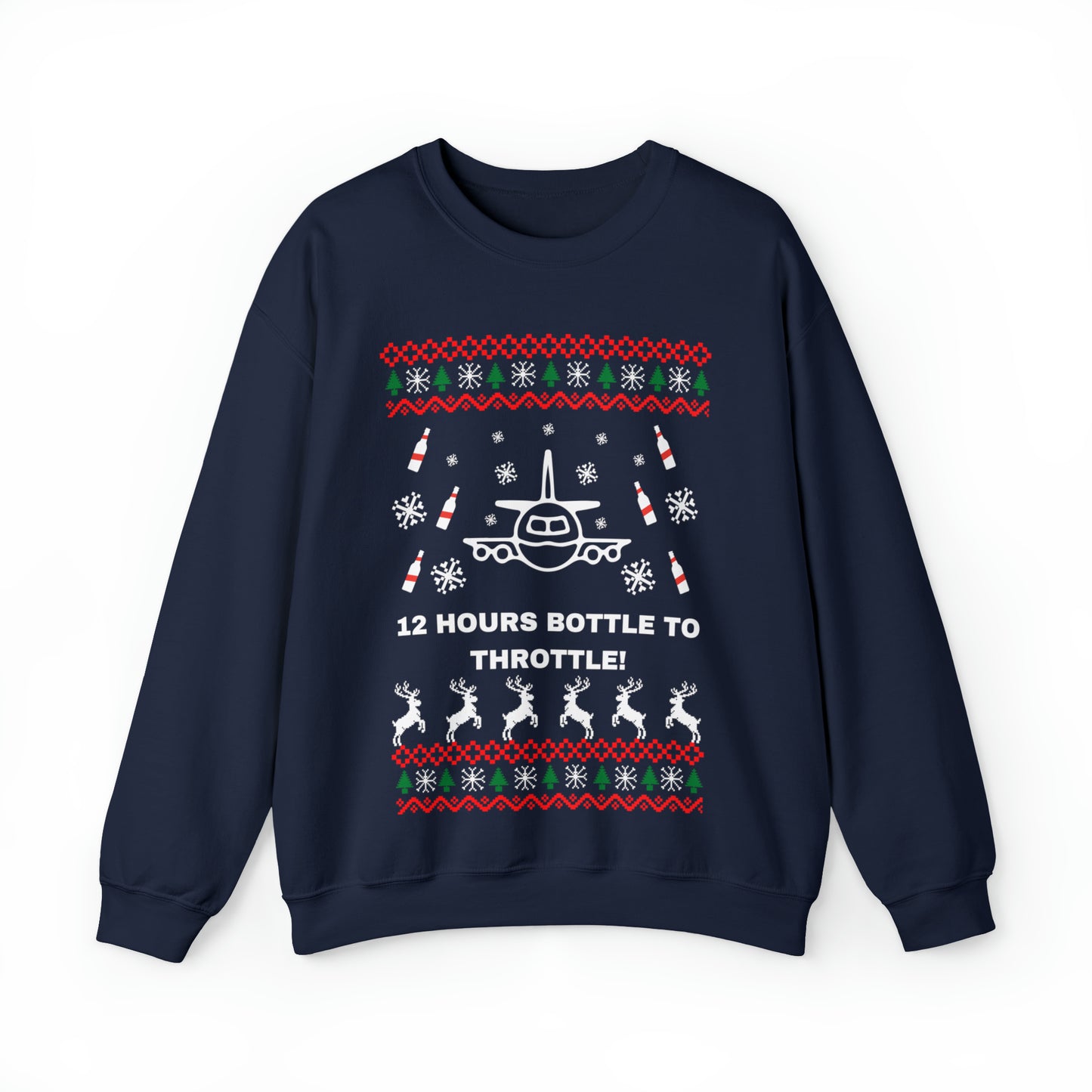 Pilot Christmas Sweater | Airplane Sweater | Buster AV Crew