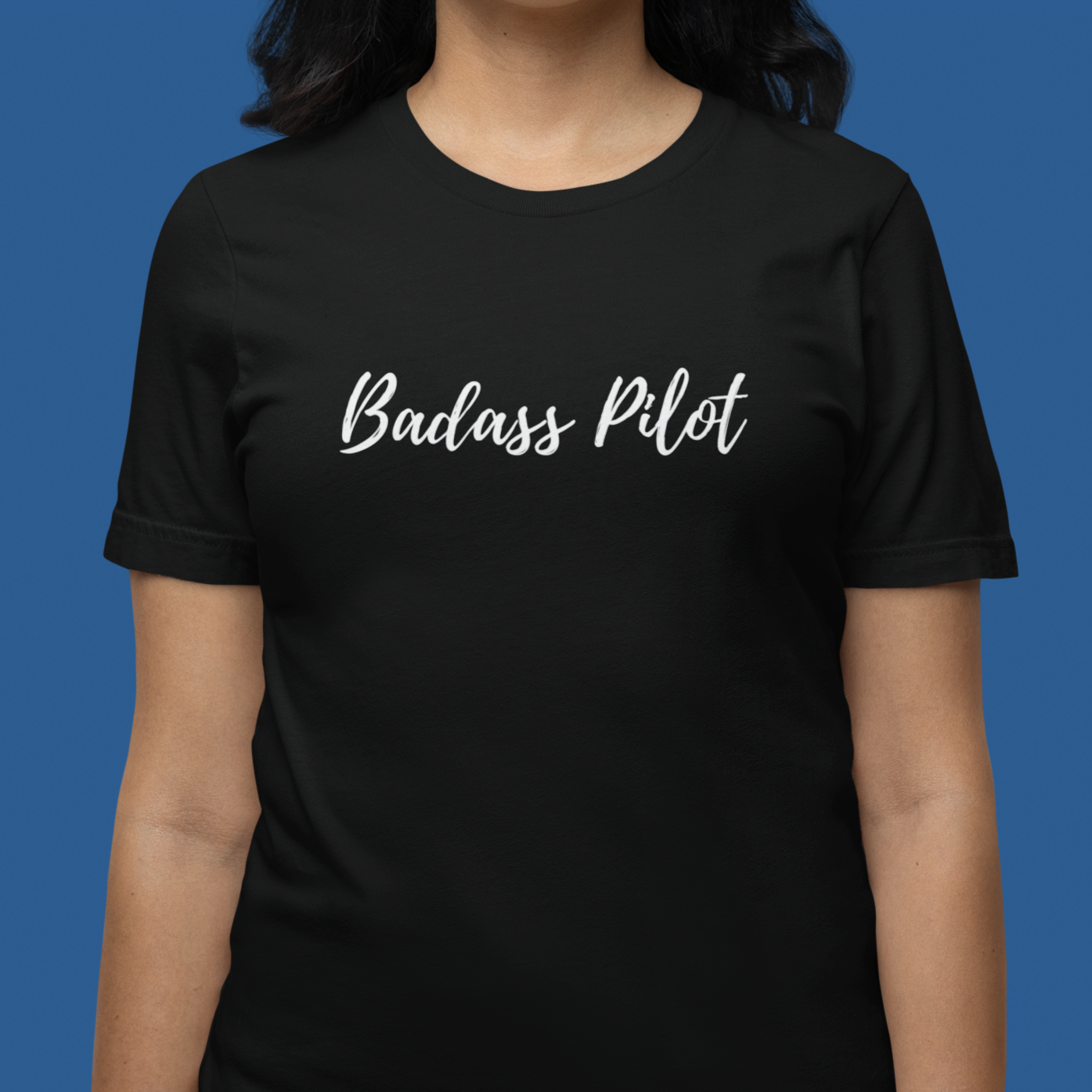 Women Pilot Shirts | Badass Lady Pilot T-Shirt | Buster AV Crew