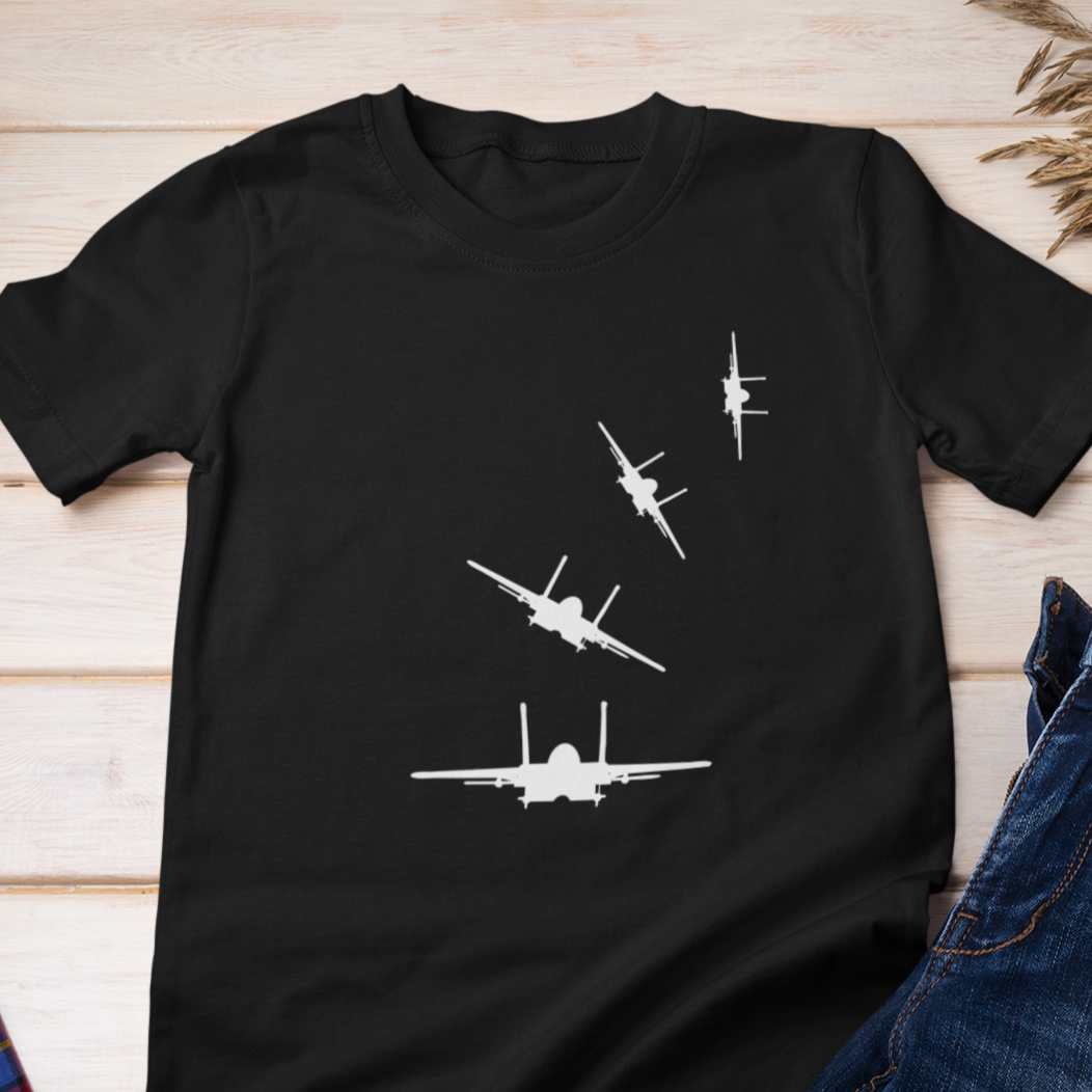 Air Force Tee Shirts | F14 Barrel  Pilot Tshirt | Buster AV Crew